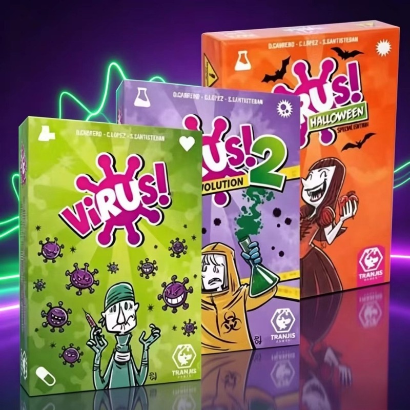 가족 전략 카드 게임 세트 바이러스 시리즈 1&2 &  - Party Games Youth 리뷰 및 가격