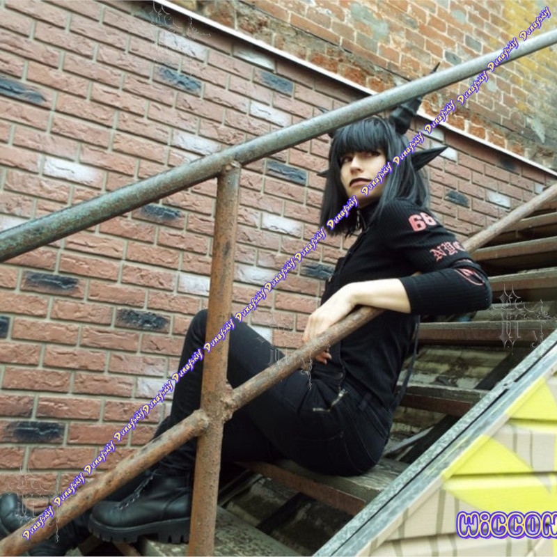 검은색 악마 뿔과 귀 머리띠, 고딕 DND 코스프레,  - Party Games Stream 리뷰 및 가격