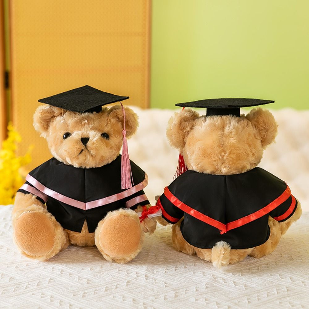 새로운 졸업 정장은 30Cm 봉제 곰 옷 액세서리에 적 - Party Games Graduation 리뷰 및 가격