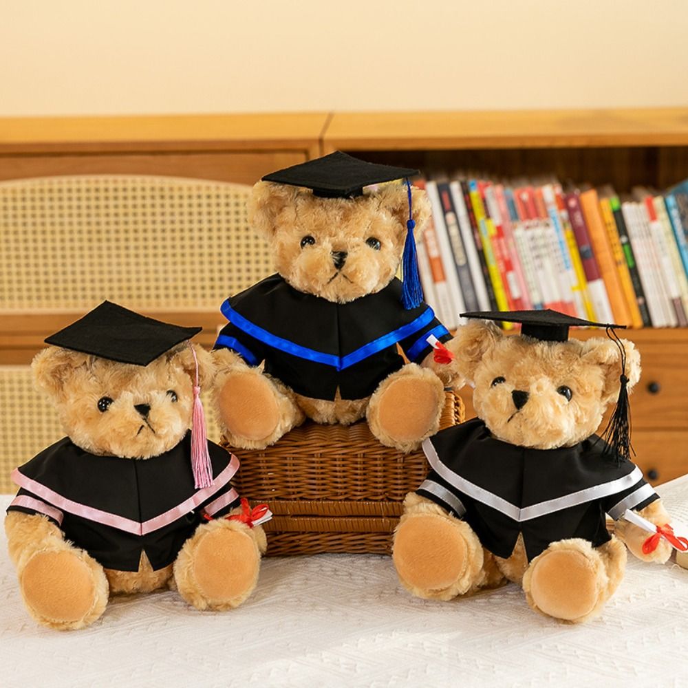 새로운 졸업 정장은 30Cm 봉제 곰 옷 액세서리에 적 - Party Games Graduation 리뷰 및 가격