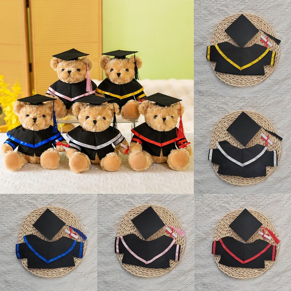 새로운 졸업 정장은 30Cm 봉제 곰 옷 액세서리에 적 - Party Games Graduation 리뷰 및 가격